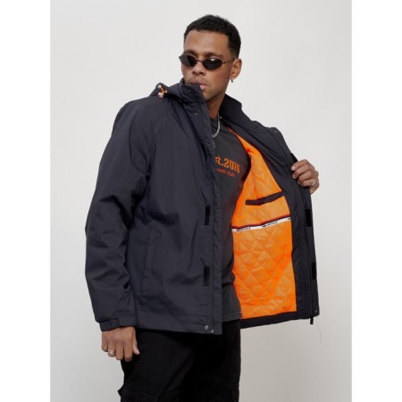 Sports male jacket, size 56, dark blue color-14