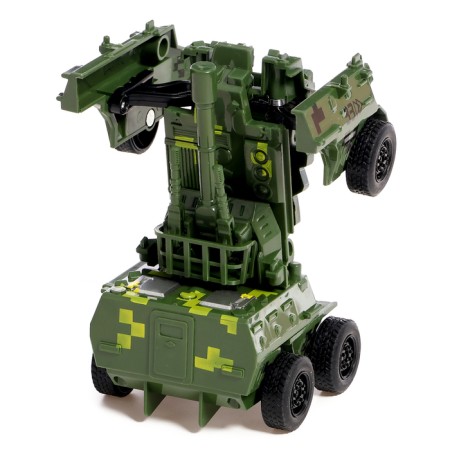 The robot "Armored transporter", inertial, is transformed in a collision-3