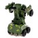 The robot "Armored transporter", inertial, is transformed in a collision