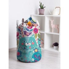 Корзина для игрушек «Счастливый котик, размер 35х50 см