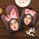 Kitchen set 2 Tricks Ethel Love Life “Fluffy”, Square 17x17 cm, mittens 26x16 cm, 100% p/e