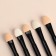 Set of applicators for shadows, 5 pcs, 7.5 cm, black color