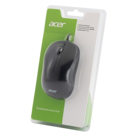Acer OMW140 Black Optical Mouse (1200DPI) USB (3but)-8