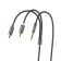 Audio cable Hoco UPA10, 2XRCA - Jack 3.5mm, 1.5 m, gray