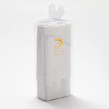 Set of napkins Ethel 40*40 cm- 2 pcs, col. White, 100% cotton, sarzha, 250g/m2-3