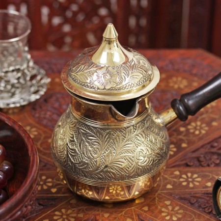Turk Brass "Sinichka" wooden hilt of 500 ml (with a lid)-2