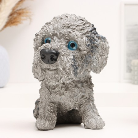 Pig a piggy bank "Big" 20x18x16cm, gray-1