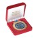 Medal in the velvet box "Golden Dad", D = 6.5 cm.