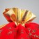 Bagon Gift suede “Gifts”, snowflakes, embossing, 30 x 40 cm +/- 1.5 cm, New Year