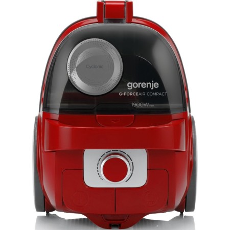 Vacuum cleaner Gorenje VC1901Gacrcy, 1900 watts, 2.2 l, 1 nozzle, cord 7 m, red-2