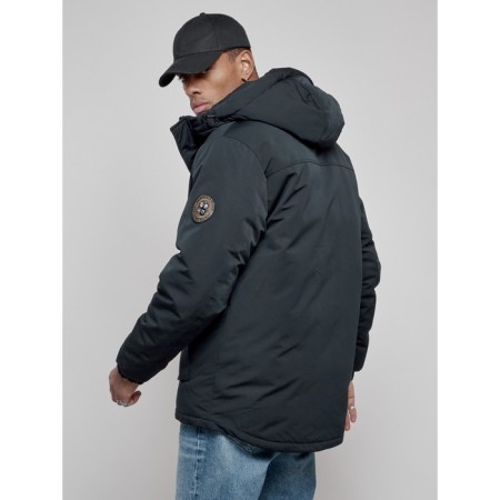 Male Winter jacket, size 54, dark blue color-9