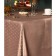 Tablecloth, size 160x160 cm, coffee color