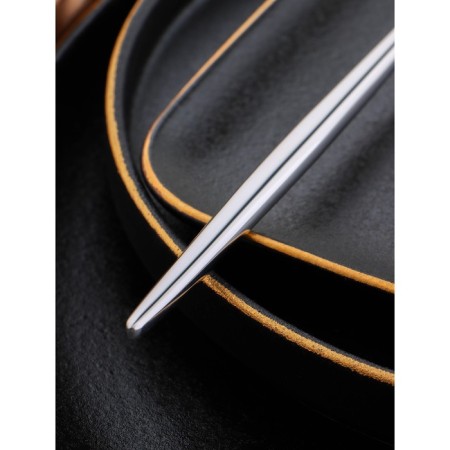 A dessert spoon made of stainless steel “Tornbury”, length 18 cm, thickness 6 mm, silver color-2
