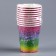 Single -paper glass "Happy Birthday", 250 ml