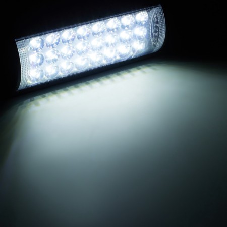 LED battery flashlight, USB, 24 LED, 60 hours, 1000 lm, 3 modes, 4500 mAh-10