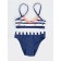 Bathing suit for girls, height 134-140 cm, blue color