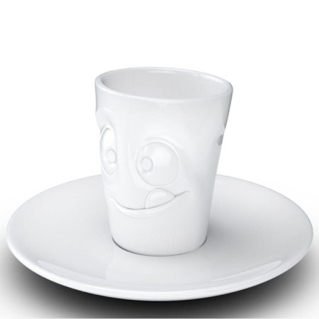 Coffee cup with a saucer TASSEN TASTY, 80 ml, white color-10