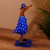 Souvenir "Duck in Shlepka" col. blue, tree 27 cm