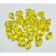 Artificial ice, 260 pcs, 25 x 18 mm, yellow