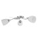 Jil chandelier 3x60W E27 chrome 58x58x22cm
