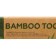 Middle bamboo toothbrush in the box, brown