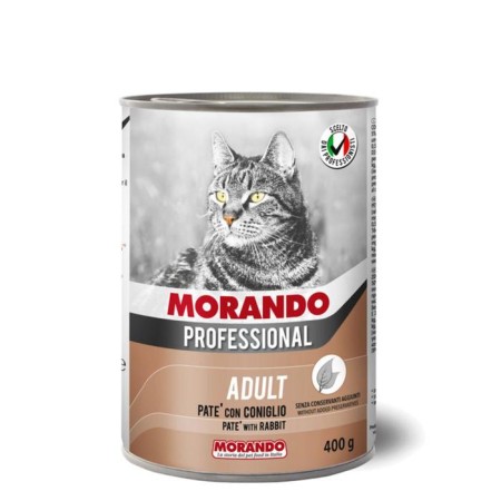 Wet Morando Professional food for cats, a paste with a rabbit, 400 g