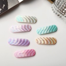 Invisibility for Herty hair (set 6 pcs) Summer Disco, 5.5 cm, mix