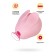 Vacuum-wave stimulator Qli by Flovetta Bun, 6.5 cm, silicone, pink color