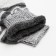 Male wool socks, gray color, size 25