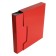 Folder with 100 A4 inserts, 700 μm, Calligrata Deluxe, 40 mm, in the box, red