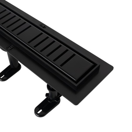 Comforty CF6ADB60 drainage groove, plastic, 600mm with a grille, black matte-1