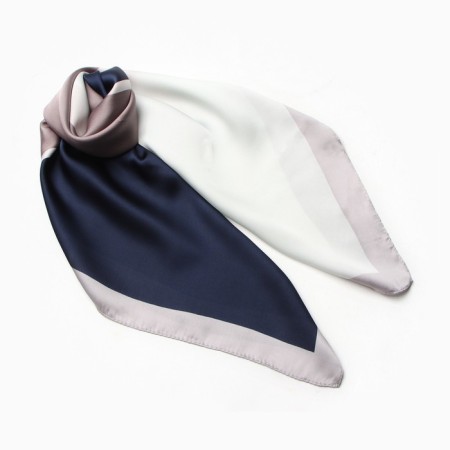 Women's scarf minku 70*70 cm, steel