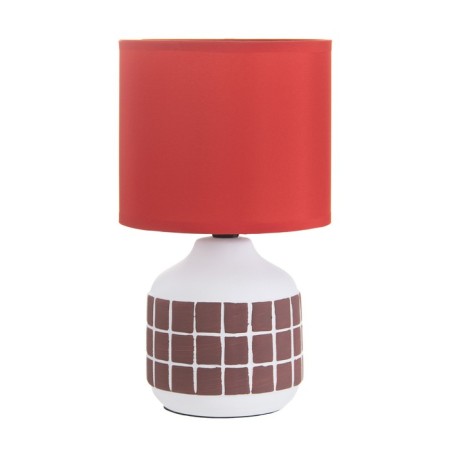Glykeria table lamp E14 40W white-red 15x15x27 cm Risalux-5