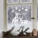 Stickers for the windows "New Year's Friends", reusable, 33 x 50 cm, New Year