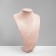 Bust for jewelry, 24 × 17 × 35 cm, pink color