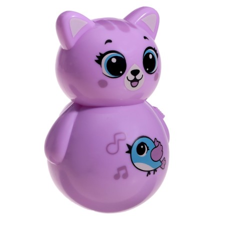 Musical Nevalyashka "Funny Baby", Purple Color-2
