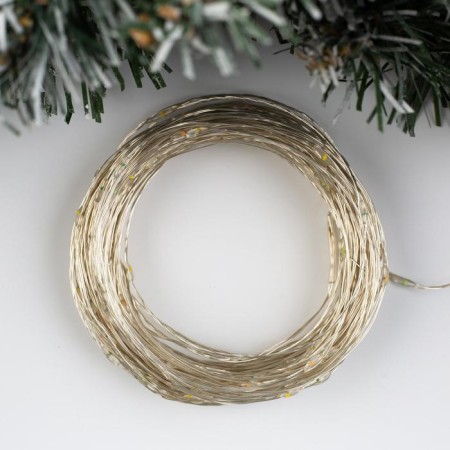 Garland "thread" 20 m dew, ip20, silver thread, 200 LED, glow of multi, 12 V-1