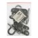 Tundra bracket for mounting cables 3.5 cm, black color