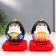 Plastic pendulum from the solar battery "Dun in a kimono with a fan" MIX 7.5x7.5x9.5 cm