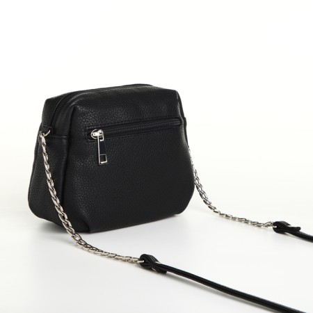 Women's bag with lightning, black color-1