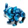 Max robot-plug, light, sound effects, metallic, blue color