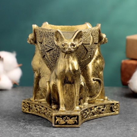 Sphinxes Sphinxes 10x10x9.5cm, gold-2