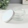 Bank for candles glass with a “transparency” lid 250 ml 9x9x5.5 cm