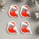 A set of buttons for creativity tree "Bullfigure in the cap" set of 15 pcs 3.3x2.8 cm