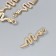Decor for creativity Metal "snake" rhinestones 2.6x0.8 cm