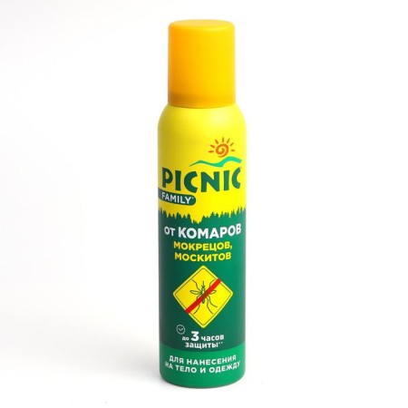 Aerosol from mosquitoes, molasses, mosquitoes "Picnic Family" 150 ml