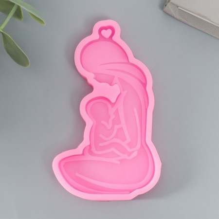 Mold Silicon "Mom and Baby" 9.5x5.5 cm
