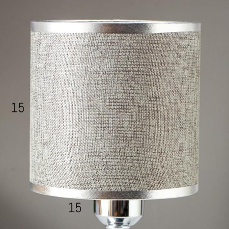 Table lamp "Santi" 1x40W E27 chrome 15x15x28 cm Risalux-6