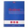 A notebook of 96 sheets in a ruler on the crest "Student. Blue", cover Combined cardboard, matte lamination, embossing, offset unit