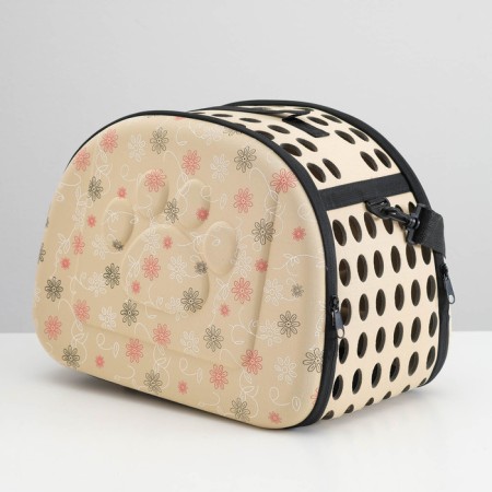 A folding bag-sheer with a separate entrance, EVA material, 43.5 x 28 x 33 cm, beige-2